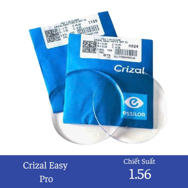 Tròng kính Essilor Crizal Easy Pro