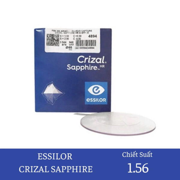Tròng kính Essilor Crizal Sapphire