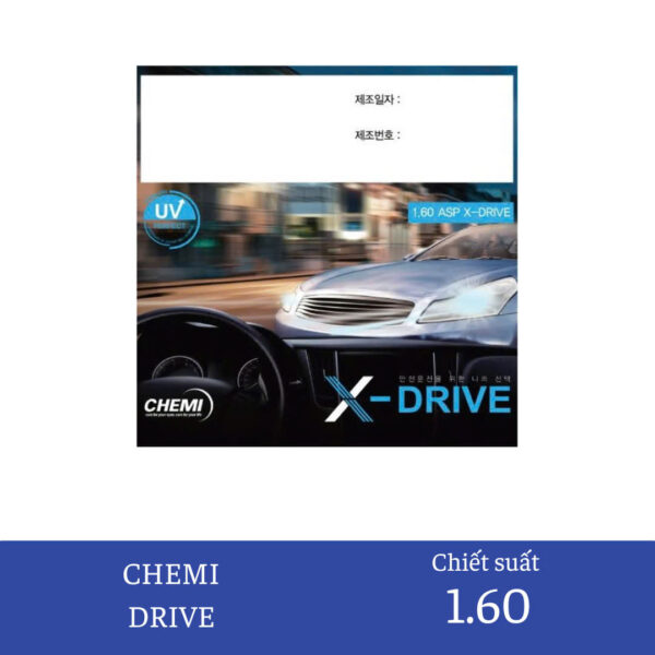 Tròng kính Chemi X-Drive 1.60